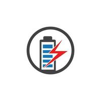 Power Battery Energy Logo Vector Illustration