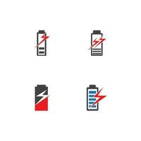 Power Battery Energy Logo Vector Illustration