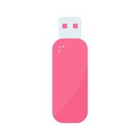 flash drive for computer pink element icon vector