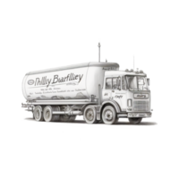 Tank truck png generative ai