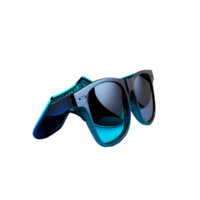 schwarz Brille png generativ ai