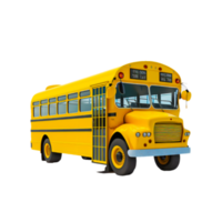 school- bus PNG generatief ai