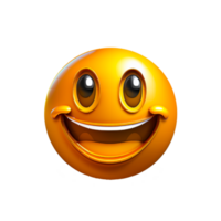 Lächeln Emoji png generativ ai