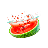 vattenmelon kreativitet citrullus lanatus, kreativ vattenmelon vulkan, mat, tomat, kreativ konstverk png generativ ai