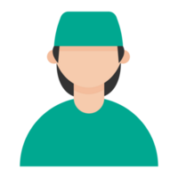 cute nurse illustration icon png