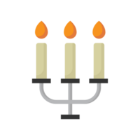 cute candle illustration icon png