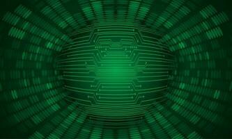 Modern Holographic Globe on Technology Background vector