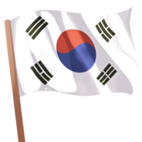 vlag van Zuid-korea png