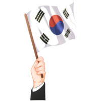 bandeira da coreia do sul png