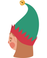 bunt Elf Frau Gesicht Illustration Über Weiß png