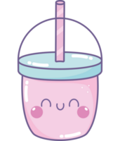 kawaii milkshake cup png