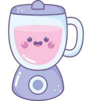 kawaii licuadora diseño png