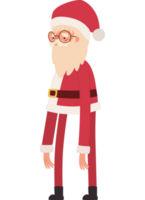 magro Santa Claus illustrazione al di sopra di bianca png