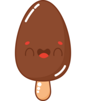 kawaii ice cream on stick  png