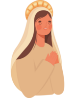 Saint Marie illustration plus de blanc png