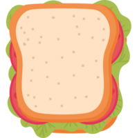 big sandwich design  png