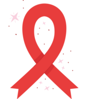 world aids day ribbon with sparks  png