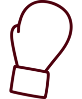 boxing glove silhouette design  png
