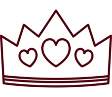 crown silhouette design  png