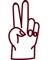 peace symbol silhouette  png