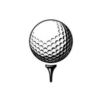golf ball logo vector