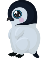 süß Pinguin Design Über Weiß png