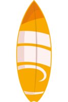 oranje surfboard sport uitrusting icoon png