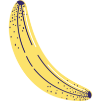 fresh banana fruit healthy icon png