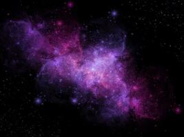 blue nebula galaxy stars outer sky background photo