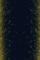 Luxury Abstract Gold Brush Border Stars Glitter Frame photo