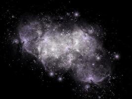 blue nebula galaxy stars outer sky background photo