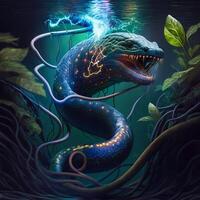 electric eel illustration photo