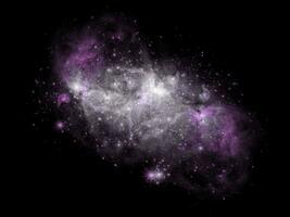 blue nebula galaxy stars outer sky background photo