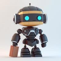 law character robot 3d design photo