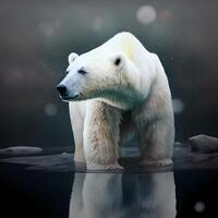 polar bear illustration photo