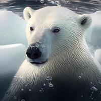 polar bear illustration photo