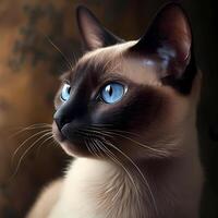 siamese cat illustration photo