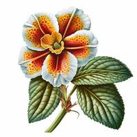 flor potentilla ilustración ai generado foto