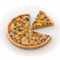 pizza illustration ai generated photo