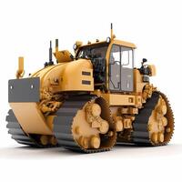 bulldozer design ai generated photo