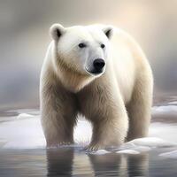 polar bear illustration photo