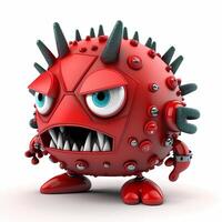malware character virus photo