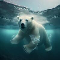 polar bear illustration photo