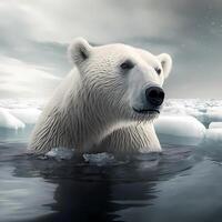 polar bear illustration photo