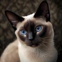 siamese cat illustration photo