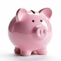 Piggy bank isolated. Illustration photo