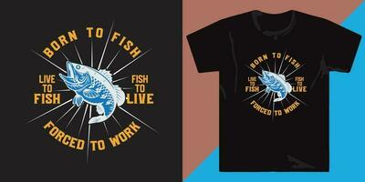 Fishing T Shirt Designs vector