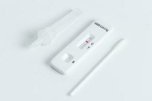 antigen rapid test to detect covid 19 virus photo