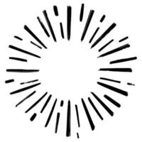 Doodle sketch style of Starburst hand drawn illustration. for concept design. vector