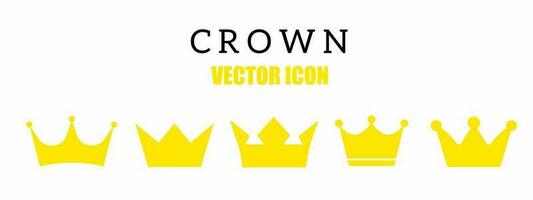 Crown icon vector illustration. Stock vector.
